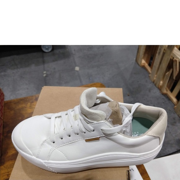 Dr. Scholl's Shoes Womens Time Off Sneaker White/Gold 8 M - Picture 3 of 3